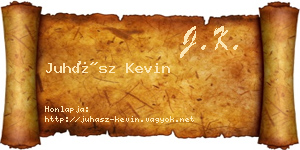 Juhász Kevin névjegykártya
